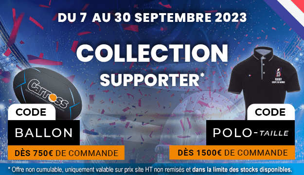 Collection supporter RUGBY, cadeau
