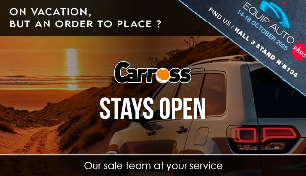 Carross remains open, meet us at Equip auto 2025