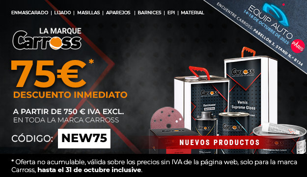 75 € de descuento inmediato en la marca Carross con el código NEW75