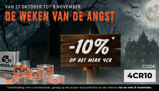 -10% op het merk 4CR met de code 4CR10