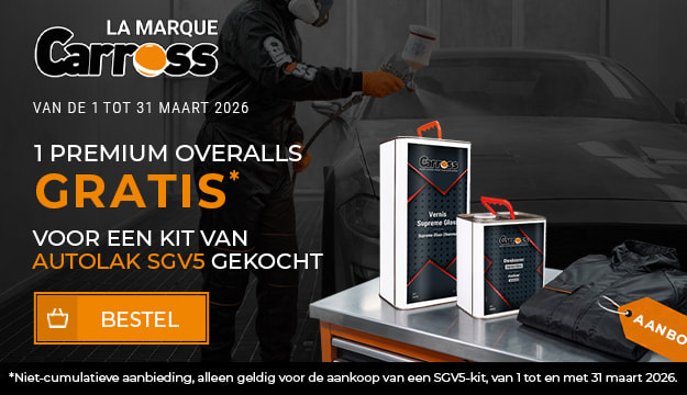 Ontvang een overall bij aankoop van een SGV5-autolakset