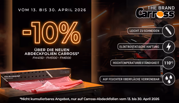 Entdecken Sie die neuen Carross-Abdeckfolien und profitieren Sie von 10 % Rabatt