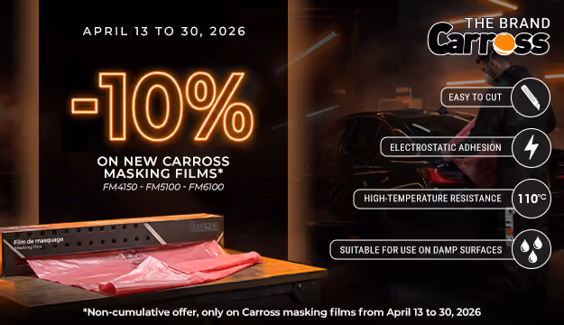 Discover the new Carross masking films and save 10%
