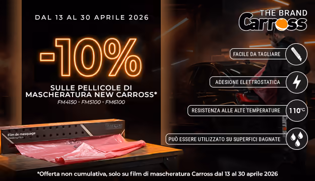Scoprite i nuovi film di mascheratura Carross e approfittate dello sconto del 10%