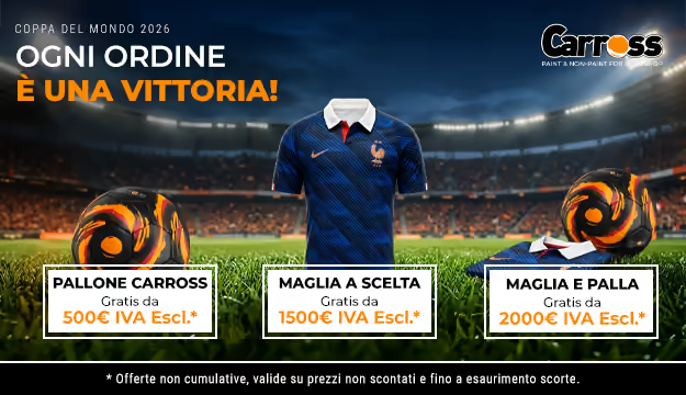 A seconda dell'importo del vostro ordine (IVA esclusa), vi regaliamo un pallone (500 € IVA esclusa), una maglia (1500 € IVA esclusa) o entrambi (2000 € IVA esclusa)