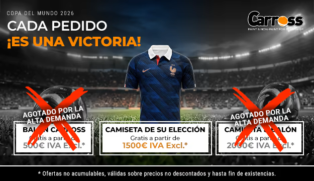 una camiseta de regalo a partir de 1500 € sin IVA