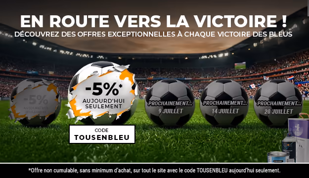 -5% sur tout le site, code : TOUSENBLEU