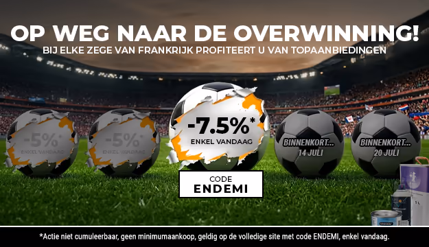 7,5% korting op de hele website, code: ENDEMI