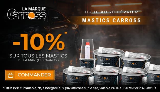 -10% sur tous les mastics de la marque Carross
