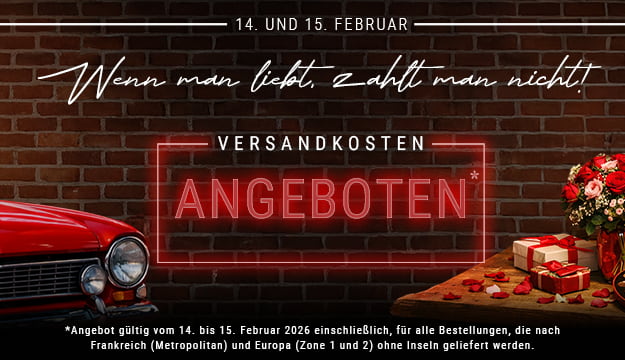 Kostenloser Versand ohne Mindestbestellwert!