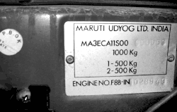 ¿Dónde puedo encontrar el código de Pintura de mis MARUTI?