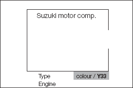 Where can I find the paint code for my SUZUKI?