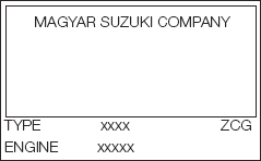 Where can I find the paint code for my SUZUKI?